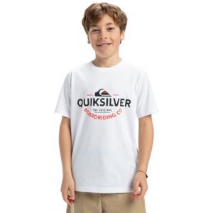 Quiksilver Ev Typed Out - T-shirt à manches courtes pour Garçon 8-16 Orange - Taille 12