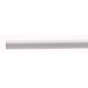 Ateliers 28 TRINGLES Rondes pour VITRAGE _ Metal | Ø10 | 1 Tringle Ronde Embout Cylindre 40-70CM | Blanc