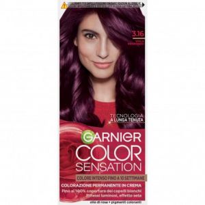 Garnier Color Sensation Coloration Permanente en Cr&egrave;me 3.16 Violet Profond