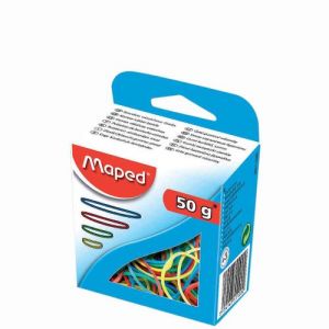 Maped Bracelets caoutchouc étui carton, 50 g, assortis