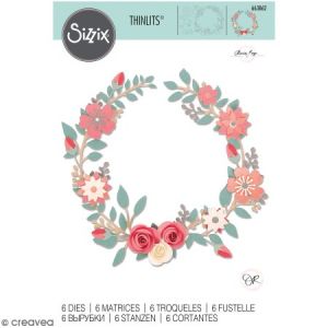 Image de Sizzix Thinlits Die Set Couronne de Mariage - 6 pcs