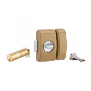 THIRARD Verrou universel à bouton cylindre languette HG5 + 3 clés - 0008047