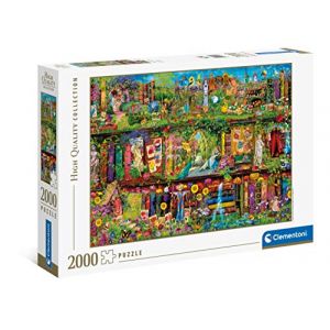Clementoni The Garden Shelf-2000 pièces-Puzzle Adulte-fabriqué en Italie, 32567
