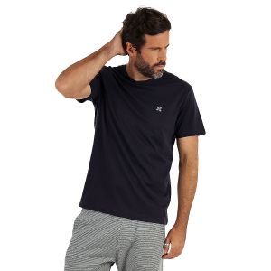 Image de Oxbow P0TEBAZ Tee-Shirt Manches Courtes col Rond uni Deep Marine