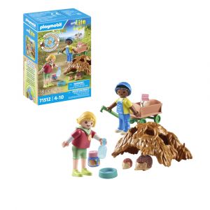 Playmobil 71512 - Enfants avec famille de hérissons