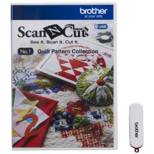 Image de Brother Motifs quilting pour Scan N cut ( 55 sur USB)