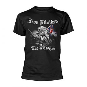 Rock Off T-shirt Homme Iron Maiden Sketched Trooper - Noir