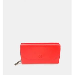 Arthur & Aston Compagnon enveloppe en cuir Rouge