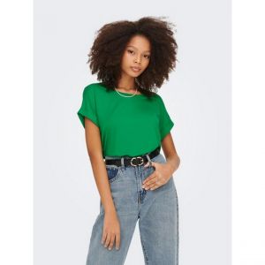 Image de Only ONLMOSTER S/S O-Neck Top Noos JRS T-Shirt, Jolly Green, L Femme