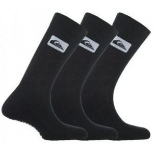 Quiksilver Chaussettes Lot de 3 paires de chaussettes Sport en coton Noir - Taille Unique