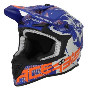 Acerbis Casque cross Linear 22.06 gris/bleu- S