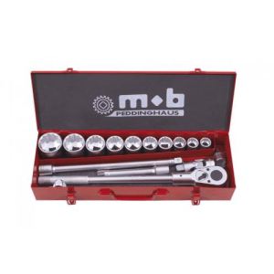 Mob 9440020001 - Compo douilles 6 pans 3/4" 16 pièces