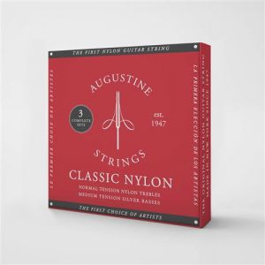 Augustine Cordes pour guitare classique Classic Red 3x jeu normal/medium