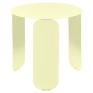 Fermob Table Bebop ronde - A6 citron givré - Ø 45 cm