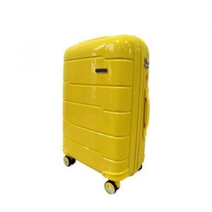 CELIMS - Valise Moyenne en Polypropylène | Taille Soute 65cm | TSA | Valise en Polypropylène Moyenne Taille | Jaune