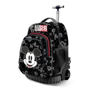 Karactermania Disney Mickey Mouse Year-Sac &agrave; dos &agrave; Roulettes GTS FAN, Noir, 32 x 47 cm, Capacit&eacute; 30 L