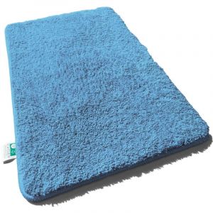 Tapis de bain Sky Uni Polyester Bleu ciel 80 x 150 cm