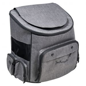 Jack and Vanilla Sac &agrave; dos pour animaux de compagnie Travel Gris/Noir