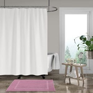 Home Linge Passion Tapis de Bain 100% Coton Épais 750g/m² - 50x70 cm - Rose Poudré - Doux, Absorbant, Lavable