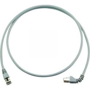 Telegärtner Câble de raccordement réseau RJ45 CAT 6A S/FTP 5 m gris ignifuge, sans halogène