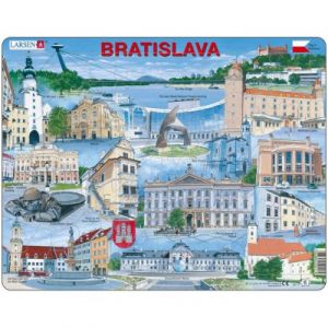 Larsen Puzzle Cadre - Souvenirs de Bratislava, Slovaquie (en Anglais)