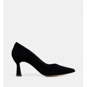 Galeries Lafayette Escarpins Rima cuir suede Noir - Couleur Noir - Taille 36