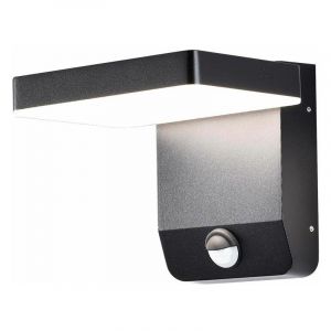 V-TAC Applique murale extérieure flexible avec détecteur LED/17W/230V 3000K noir