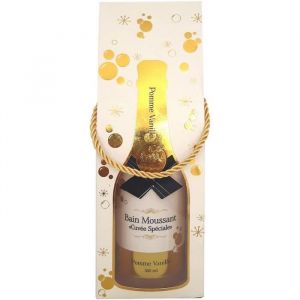 Bain Moussant 360ml - Pomme Vanille - Kit Cocooning Femme - Bain Moussant Relaxant, Douche, Mousse de Bain - Sensation Détente, Bien-Être - Cadeau Femme Original - French Tendance