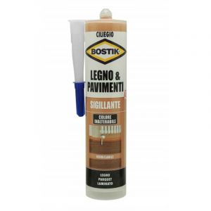 Bostik Mastic silicone pour bois et sols 300ML couleur cerise