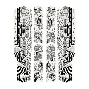 Riesel Design Protections Autocollantes Triangle Arri&egrave;re Cadre de v&eacute;lo - Tape 3000 Honeycomb - Vanlife