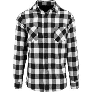 Build Your Brand - Chemise à carreaux - Homme (M) (Noir/Blanc) - UTRW5669