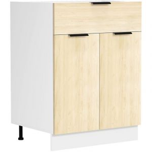 Vcm Armoire De Cuisine Largeur 60 Cm Tiroir Meuble Bas Cuisine Fasola Armoire De Cuisine Largeur 60 Cm Tiroir Meuble Bas Cuisine Fasola