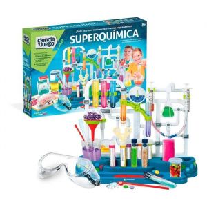 Clementoni Jeu Scientifique - Super Chimie - Laboratoire Moderne - Expériences Interactives - Dès 8 Ans
