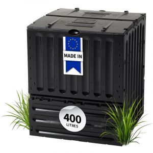 Garantia ECO-KING Composteur 400 L, noir