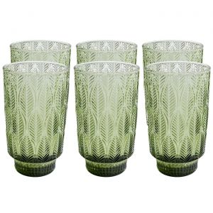 Image de Kare Design Verres &agrave; eau Fogli verts set de 6