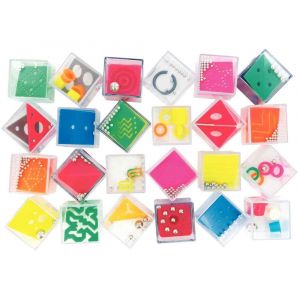 Edup Jeux de patience 4x4cm - Lot de 24