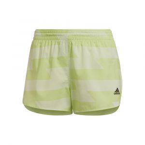 Adidas Runfast Split 3in Shorts Femmes - Jaune Lemon, Taille L