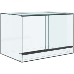 VidaXL Terrarium avec stockage Transparent 60 x 40 x 40 cm Verre