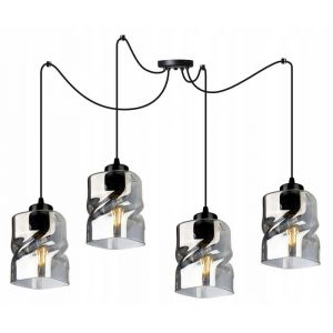 Lustre Suspendu Moderne En Verre Araign&eacute;e