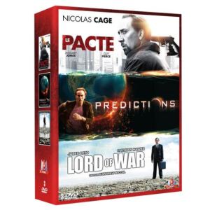 Coffret Nicolas Cage - Le pacte + Prédictions + Lord of War