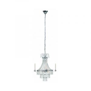 Markslojd Suspension en cristal MARIELUND chromé 3 ampoules