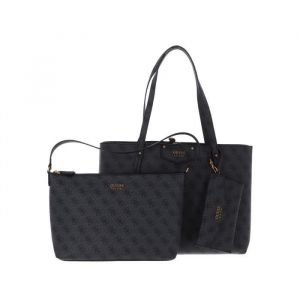 Image de Guess Eco Brenton Tote Coal Logo [161064] - sac shopper sac a main