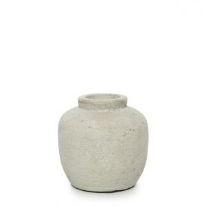 Vase Peaky S gris - D.13xH.14 cm