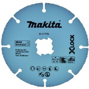 Makita Disque diamant multi-matériaux Ø125 mm X-Lock E-11776