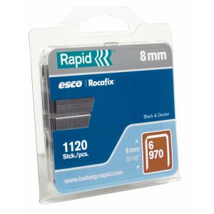 Rapid 40109551 - Agrafe 10mm n&deg; 970 lot de 900