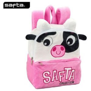 Safta Sac à dos Cartable peluche Vache 22x27x10