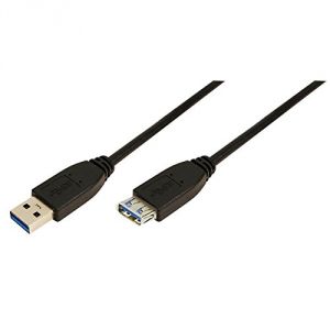 Logilink CU0041 - Câble USB 3.0 A Mâle/A Femelle 1 m