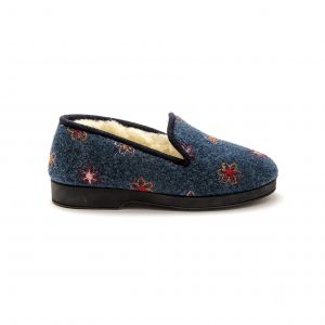 Pantoufles fourrées laine femme Pédiconfort