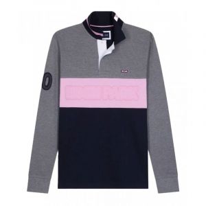 Eden Park Polo Manches Longues - Tricolore
