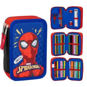 Coffret de papeterie - Cerda - Marvel Spiderman - Couleurs bleu/rouge - Utilisation intérieure - Durable